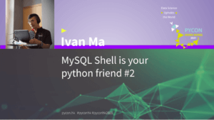 MySQL Shell is your python friend #2