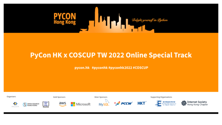 Schedule – PyCon HK 2022 - PyCon Hong Kong