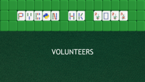 Volunteers – PyCon HK 2023